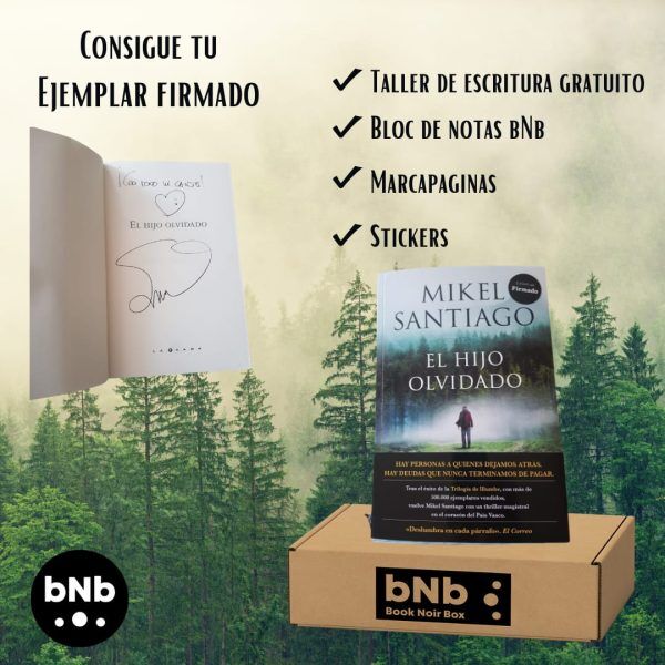 Caja Literaria El hijo olvidado - Mikel Santiago - bNb